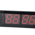 YAHHU 19.3 Inch Large LED Digital Wall Clock, Red Display with 3 Alarms ...