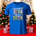 thumbnail image 3 of Playera Con Estampado De Goodbye 2024 Hello 2025 Fin De Año Año Nuevo Color Azul Talla Grande Marca Emil SaEs, 3 of 4