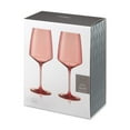 thumbnail image 5 of Viski Nouveau Wine Glasses for White and Red Wines, 22 oz, Set of 2, Pomelo, 5 of 5