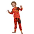 thumbnail image 4 of Matching Halloween Pajamas for Family Pumpkin Skull Crew Neck Horror Pjs Witch Hat Ghost Long Sleeve Funny Pajamas, Kids:4 Years, 4 of 9