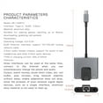 thumbnail image 6 of USB C to Ethernet Adapter Network Converter Plug & Play Type-C High Speed 100Mbps Ethernet Adapter USB C to 3.5Mm Audio Converter PC Fast Charging Expansion Base for Smart Phone Computer, 6 of 9