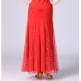 thumbnail image 3 of Long Flowy Modern Ballroom Flamenco Dance Practice Skirt Dancewear Adult, 3 of 3