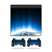 MightySkins Skin Compatible With Sony Playstation 3 PS3 Slim skins + 2 Controller skins Sticker Space Flight