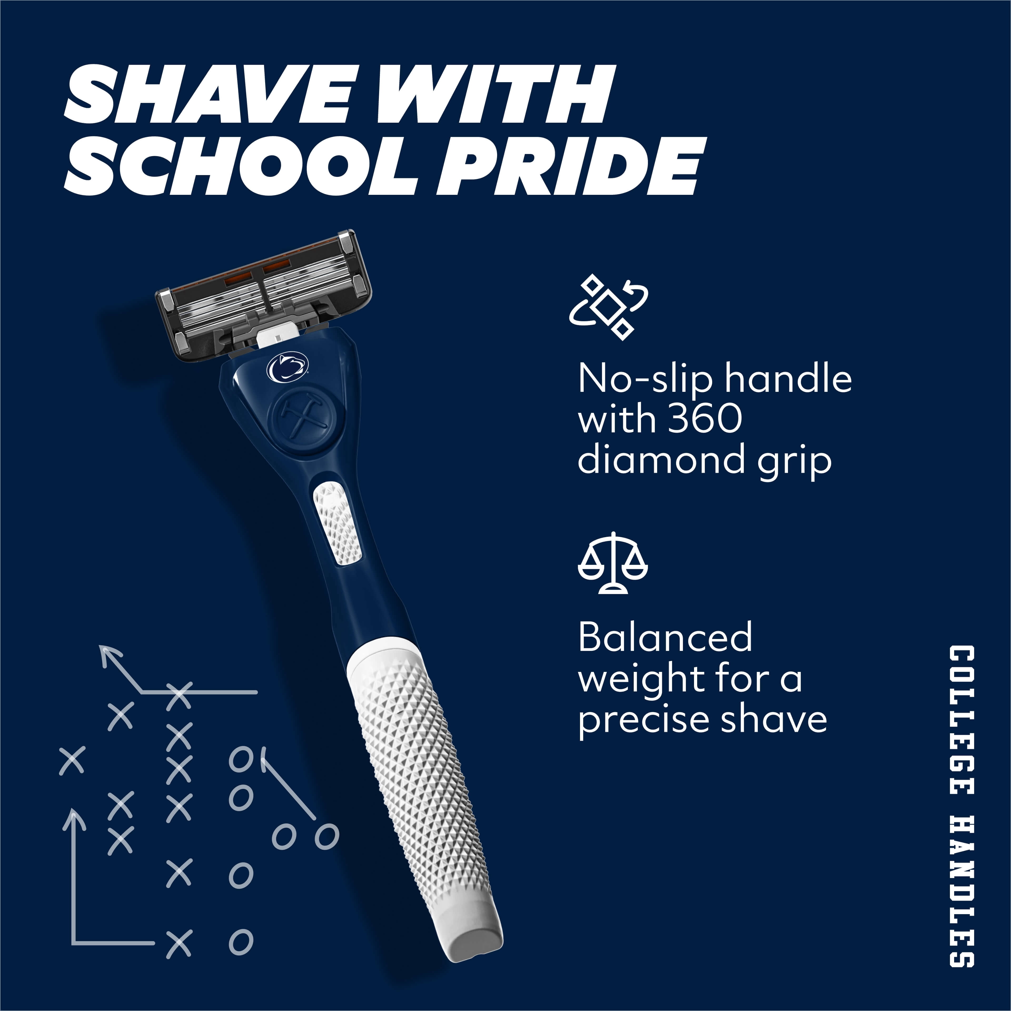 Dollar Shave Club Penn State 6-Blade Razor Starter Set