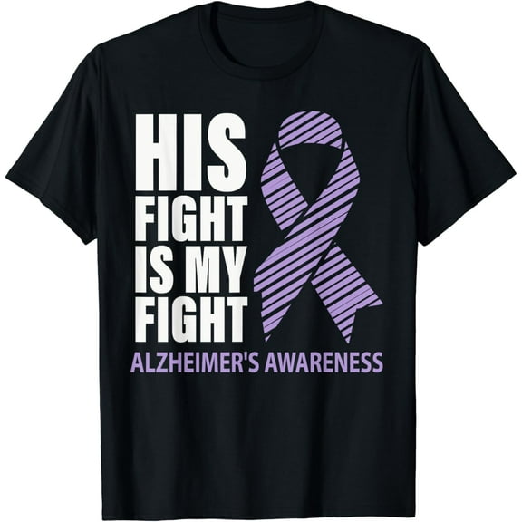 Alzheimer's Awareness Purple Ribbon Dementia Mom Dad Grandpa T-Shirt mens t shirt，black，women，funny，misfits，men，journey，t-shirt