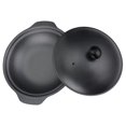 thumbnail image 4 of Iron Casserole Kitchen Stew Pot Food Cooking Casserole Non-stick Cooking Pot Kitchen Cookware20X16X4.5CMBlack, 4 of 4