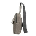 thumbnail image 2 of LAVA Small Sling Bag for Men Women Crossbody Canvas Backpack Waterproof Chest Bag for Cycling Hiking (Black), 2 of 11