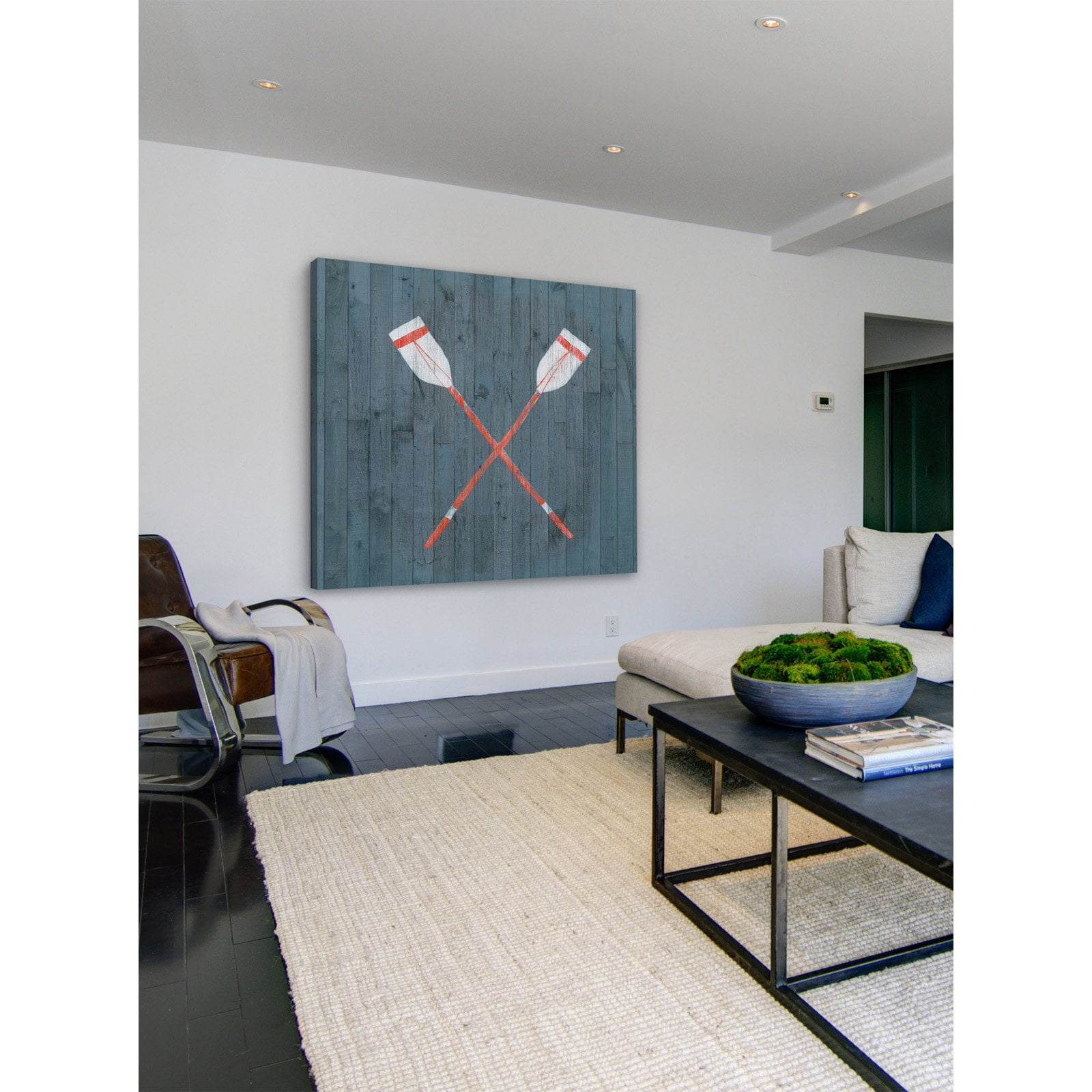 Marmont Hill Crossed Oars II Painting Wall Art Print