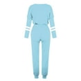 thumbnail image 5 of Lcziwo Womens Casual Sweatsuits 2 Piece Set Fall Spring Lounge Tracksuits Long Sleeve Jogging and Drawstring Pants Sweatsuits 2025 Light Blue,XXL, 5 of 5