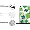 thumbnail image 5 of Saint Patrick Day Oven Mitts and Pot Holders 4 Pcs Sets for Kitchen, Cooking Gloves Heat Resistant Oven Mitt Gloves Non Slip Potholders for Baking, BBQ, Grilling, 5 of 6
