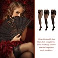 thumbnail image 1 of Becaristey 3 Pcs Bas Résille Creux Collants Résistants à l'Usure Collants Brillants Forme Danse Romantique Fins Serrés Femmes 1ensemble, 1 of 6
