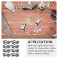 thumbnail image 4 of unbranded 50Ud Clips De Cable Para Panel Solar Inoxidable Resistencia Anticorrosión, 4 of 8