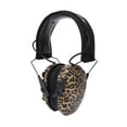 thumbnail image 4 of Ear Muffs Walker's Razor Slim, diseño electrónico, estampado de leopardo, 4 of 8