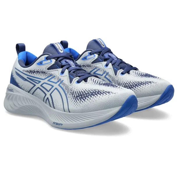 ASICS Men's Gel-Cumulus 25 Running Shoes, Piedmont Grey/Illusion Blue 14 US