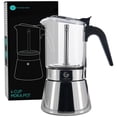 thumbnail image 1 of Moka Pot Coffee Gator, 4 tazas, 200 ml, acero inoxidable, 1 of 9