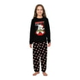 thumbnail image 4 of Family Matching Christmas Pajama Set, Santa Fishing Design with Festive Patterned Pants, 4 of 7