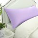 thumbnail image 2 of Reforzada Almohada Funda Suave 1800 Series, Cepillada Micro-fibra Largo Cuerpo Almohada Fundas Cubierta Violeta 20 x60, 2 of 6