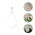 thumbnail image 5 of OFFIGAM Set of 5 Clear Teardrop Fillable Plastic Ornaments for Crafting, Party Decorations, and Storage Organizers, 5 of 10