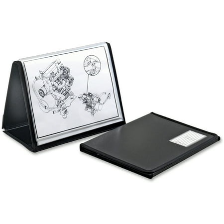- Cardinal ShowFile Horizontal Display Easel, 20 Letter-Size Sleeves, Black