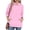 Pink, variant on TARAINYA Women Oversized Crewneck Hoodies Long Sleeve Pullover Sweatshirt with Pockets