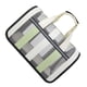 thumbnail image 4 of Transportadores para gatos, impermeable, transpirable, tela Oxford, plegable, bolsa de transporte para mascotas, perros, verde claro, M, 4 of 12