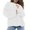 White, variant on Pullover Sweaters for Women Long Sleeve Loose Casual Drop Shoulder Crewneck Lightweight Knit Sweater Fall Tops