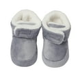 thumbnail image 3 of BJUTIR Kid Boots Baby Boys Girls Soft Plush Snow Boots Warm Cotton First Walkers Shoes, 3 of 9
