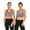 Gray+Blue B, variant on DODOING 2 Pack High Impact Support Sport Bra Activewear Fitness Sports Bra Juniors Seamless Workout Yoga Bra Gym