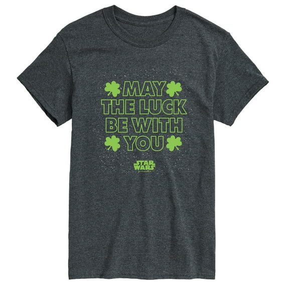 Star Wars - St. Patrick's Day May Luck Be With You - Men's Short Sleeve Graphic T-Shirt