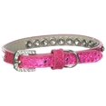 thumbnail image 2 of Snowflake Widget Dog Collar Emerald Green Ice Cream Size 18, 2 of 2