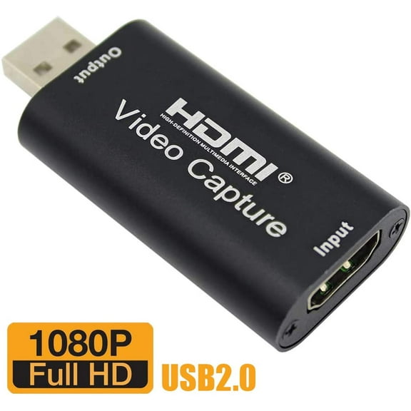HDMI to USB Audio Video Capture Cards 1080p USB2.0 for DSLR Camcorder Action Cam