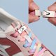thumbnail image 2 of 1 Juego Sin Lazo Prensa Fija Cerradura Cordones Perezosos Para Niños Adultos Zapatillas De Deporte Nuevo Actualizado Zapatos Deportivos Hebilla Multicolor 8mm Elásticos Planos, 2 of 4