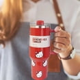 thumbnail image 1 of Hello Stanley Kitty ,40OZ Vaso Térmico de Acero Inoxidable, Taza Termica Frio y Caliente para Cafe con Tapa y Popote, Termo Infusor de Vacío Doble para Hombre, Mujer, Regalo, 1 of 7