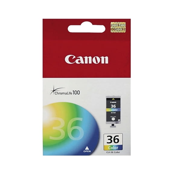 Tanque de tinta Canon CLI-36 Color compatible con mini320, mini260, iP100, iP110