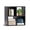 4 Cube-black, variant on LUCKLIFE 6  Cube Storage Organizer with Open Back and Removable Back Panels, White
