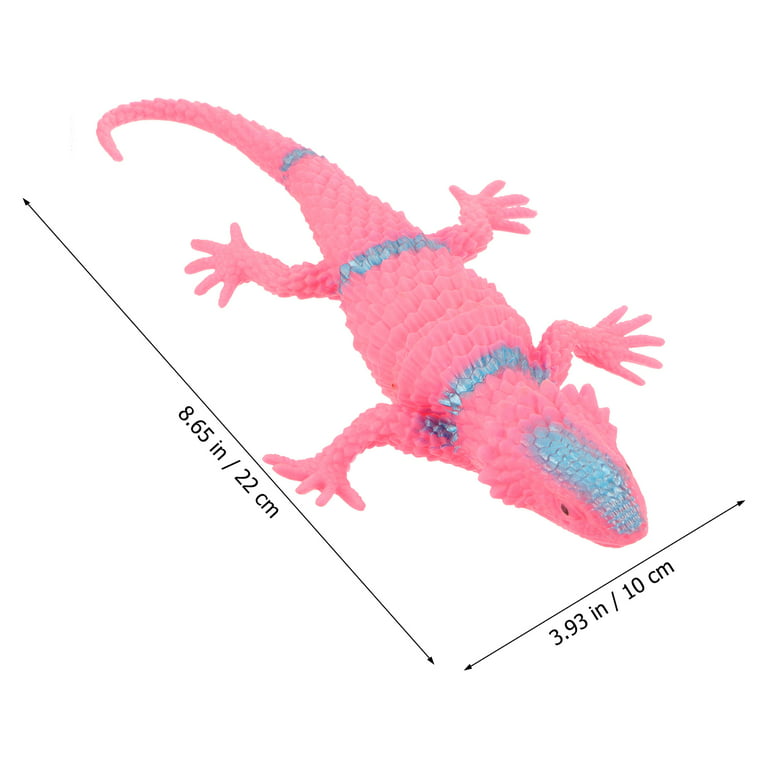 Lizard Toy Lizards Model Toys Reptile Animal Figures Rubber Realistic Simulation Kids Artificial Stretchy Fake Kid, Size: 22.00