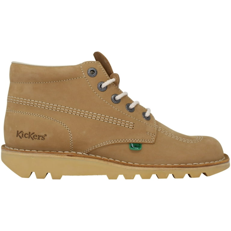 Mens Kickers Leather Kick Hi Boots Brown
