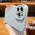 thumbnail image 2 of Funda de teléfono de silicona líquida mate para iPhone 13, 12, 11 Pro Max, Mini, 14, XR, XS Max, X, 8, 7, 6, 6S Plus, SE 2020, Portector de lente, cubierta suave, 2 of 4