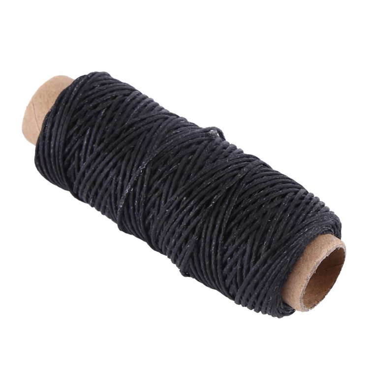 50M 150D 0.8Mm Flat Waxed Sewing Line Thickness Waxed Thread For