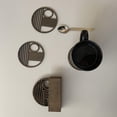 thumbnail image 4 of Portavasos de Madera Kanija Diseño Formas, 4 of 4