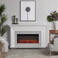 thumbnail image 2 of Real Flame Sonia 69" Landscape Electric Fireplace in White, 2 of 6