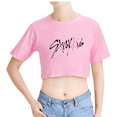 thumbnail image 2 of Stray Kids Merch SKZOO Crop Top Midriff-Baring T-shirt Women Girl Short Sleeve, 2 of 3