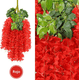 thumbnail image 2 of 27pcs Flores Artificial 1.1m Decoración Fiesta Boda Xtellar rojo, 2 of 3