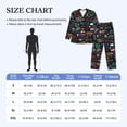 thumbnail image 4 of Fotbe Basketball Pijama de Hombre con Estampado de Manga Larga, Conjunto de 2 Piezas, Ropa de Dormir Suave y Cómoda con Bolsillos-XX-Large, 4 of 7