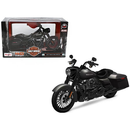 - 2017 Harley Davidson King Road Special Black Motorcycle Model 1/12 by Maisto