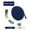 Purplish Blue, variant on GYTY 3Pairs Elastic No-Tie Shoelaces, Lazy Metal Lock Laces For Women & Men