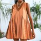 thumbnail image 3 of Vestido de Verano Casual, Vestido de Cuello en V sin Mangas Impreso Suelto Hecho de Poliéster Cómodo para el Uso Diario de Verano de Primavera, Vestido de Verano de Mujer, 3 of 5