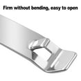 thumbnail image 5 of MOPOOR 3 PCS Flip Vial Cap Stainless Steel Remover Oral Liquid Seal Opener Bottle Openers for Beer Bottle Can Jar Lid Oral Liquid Cap Tool for Pharmacies Home Use, 5 of 7