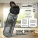 thumbnail image 5 of MAGMALIFE Termo Boost Clear 710 ml, Botella Transparente con Popote y Tapa Dual, Antiderrames, Tritan Resistente, Apertura Rápida, Asa Integrada, Libre de BPA (Negro), 5 of 8