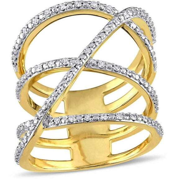 Everly Women's Diamond Rhodium Ring